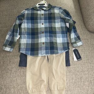 NWT toddler boy size 4 Nautica 3 piece set